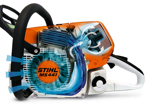 Stihl MS 181 C BE 16-Inch Gas Chainsaw with Easy2Start System - 31.8cc Low Emission Engine for Home & Garden Wood Cutting, Tree Trimming & Firewood Preparation