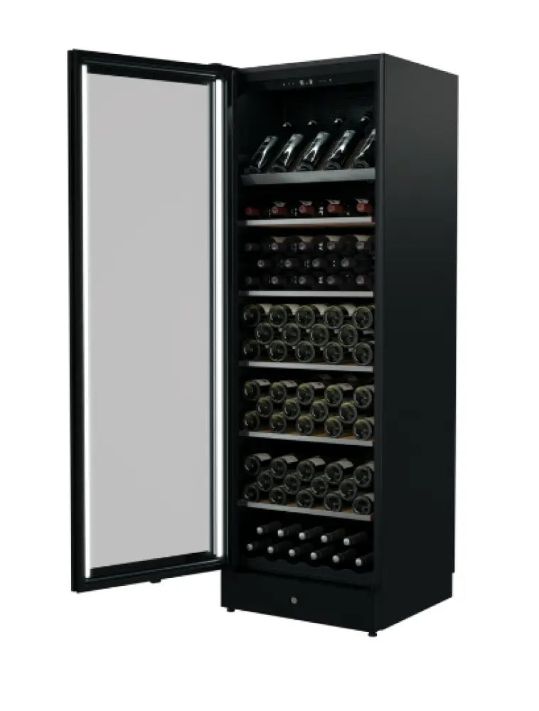 Vintec VWM198SBA 198-Bottle Wine Cooler Refrigerator - Left Hinge Door for Home, Restaurant, or Wine Cellar Storage