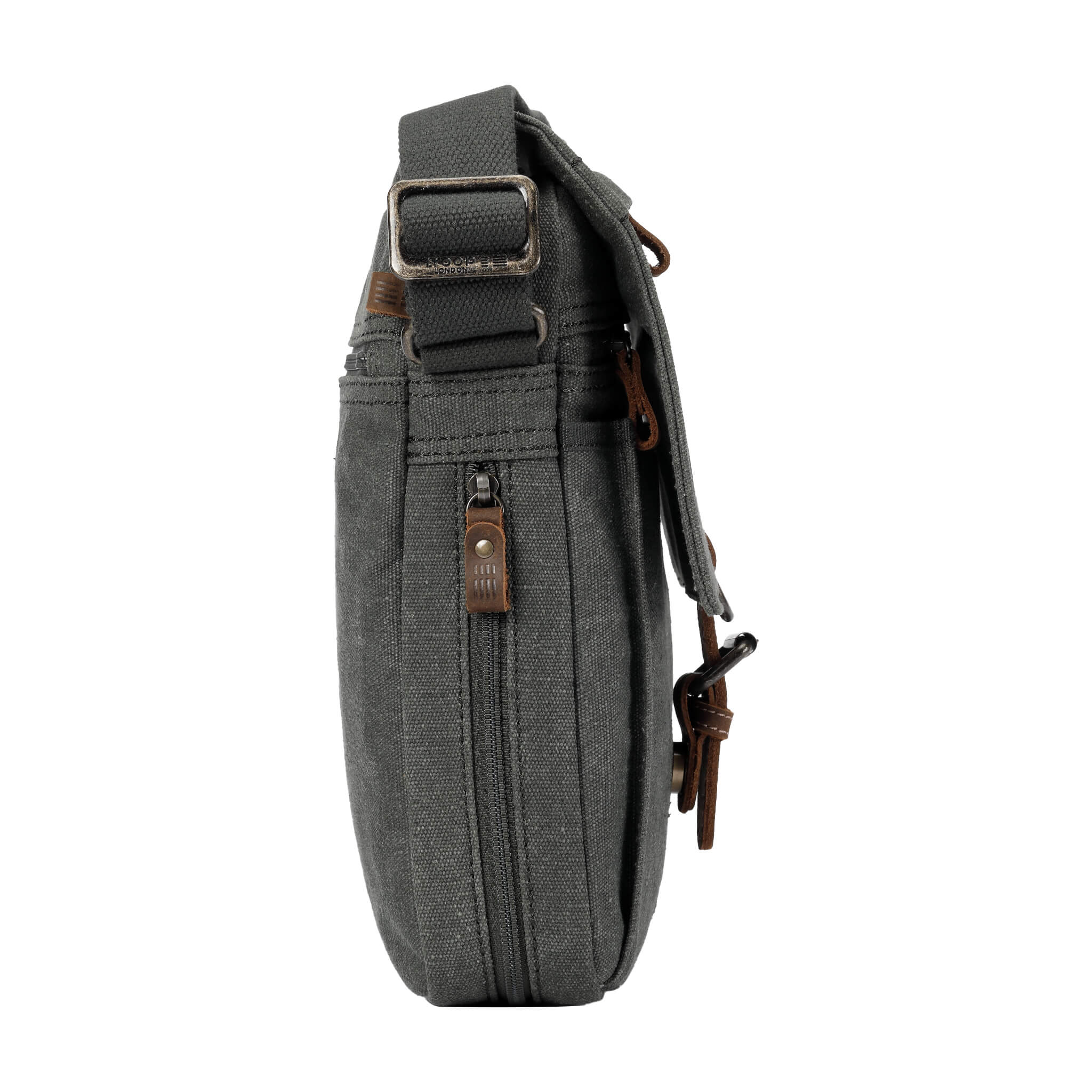 TRP0211 Troop London Classic Canvas Crossbody Bag - Stylish & Durable for Travel, Work & Everyday Use