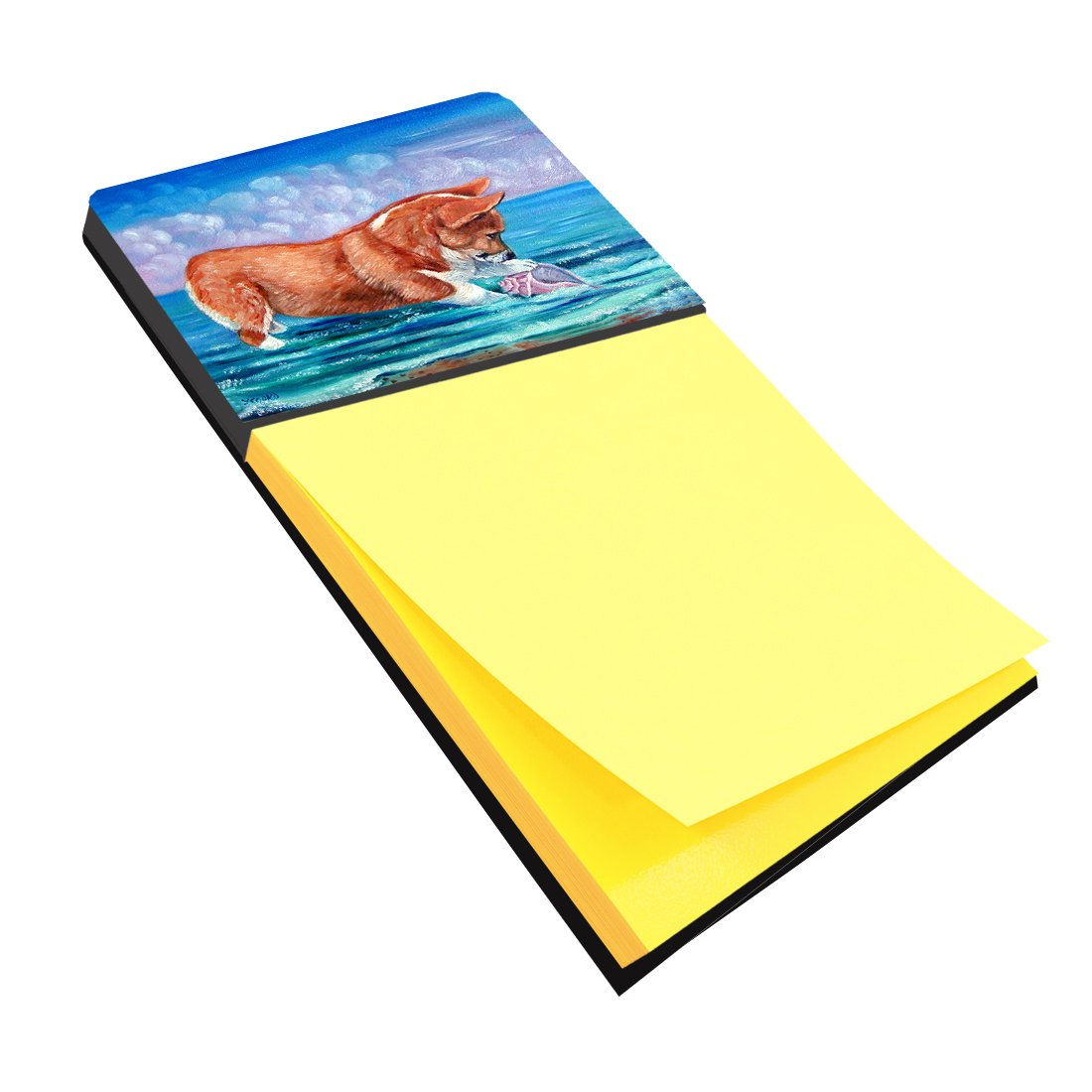 Caroline's Treasures Multicolor Desk Artwork Notepad Holder (7407SN) - Perfect for Office, Home & School Organization