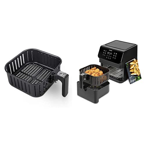 COSORI 5.8QT Smart Air Fryer with Alexa Compatibility - Extra Frying Basket for Continuous Cooking, Nonstick & Dishwasher-Safe - Perfect for Healthy Family Meals, Quick Snacks & Party Cooking