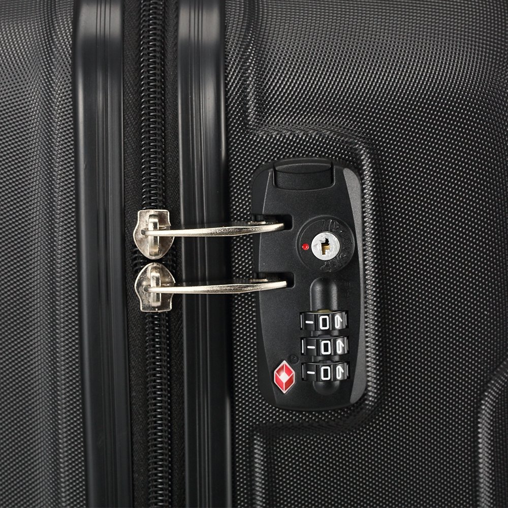 3-in-1 Hardside Luggage Set with Spinner Wheels & TSA Lock - 20