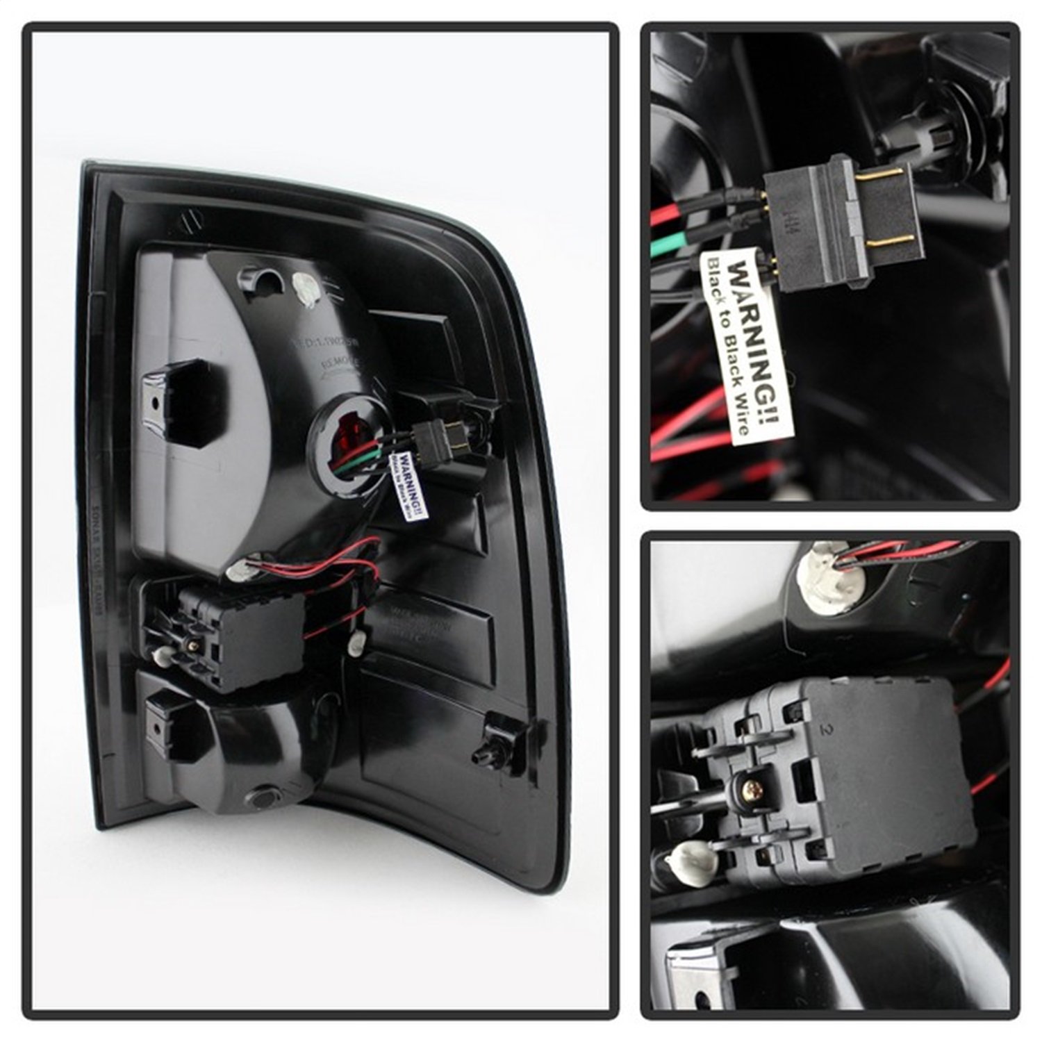Spyder Auto 5078124 LED Tail Lights Black/Smoked - High-Performance Brake Lights for Trucks & SUVs