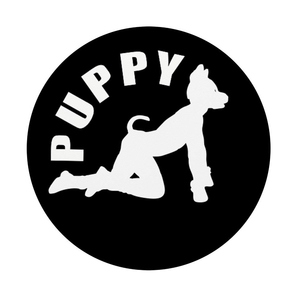 Cute Puppy Play PopSocket - Expandable Grip & Stand for Phones - Perfect for Pet Lovers, Dog Owners & Puppy Play Enthusiasts - Great for Selfies, Social Media & Everyday Use