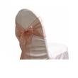 72 Pack Coral Organza Chair Sashes for Weddings - 9