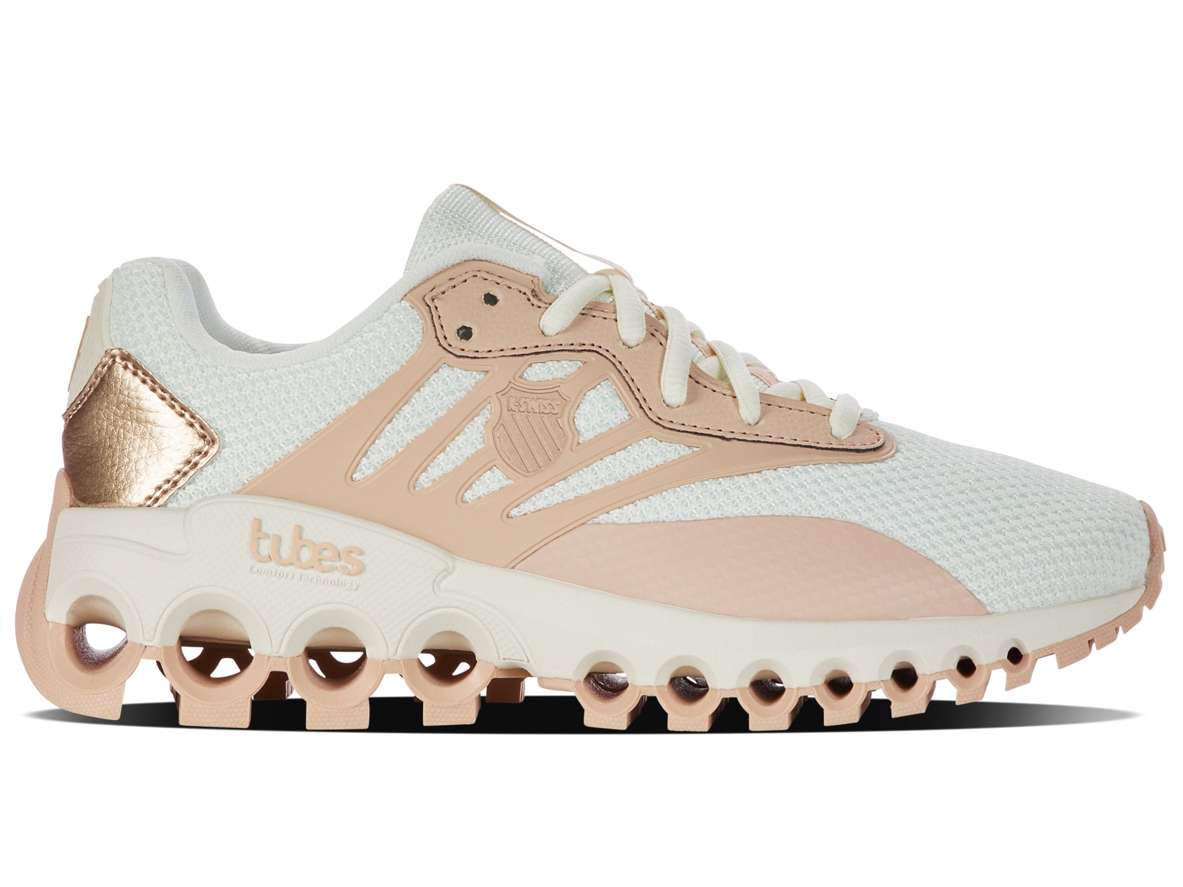 97924 116 M | Sport Tubes in Star White, Cream Tan & Rose Gold | Perfect for Running, Gym & Outdoor Activities