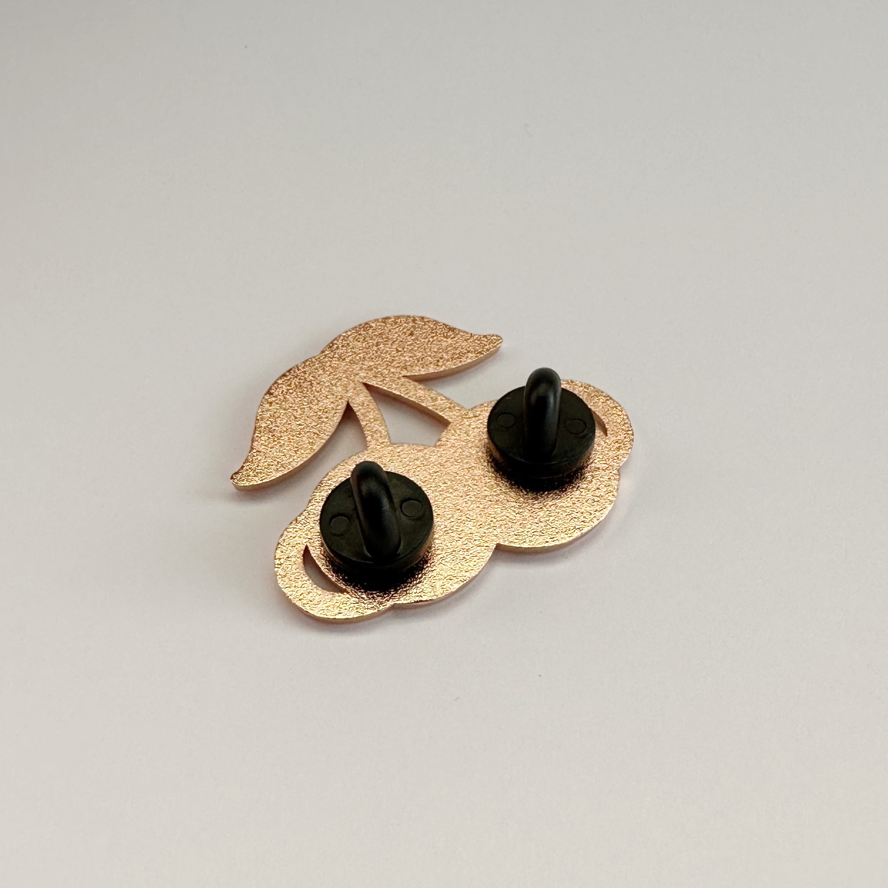 RollerFit Disco Cherries Enamel Pin - Vintage 70s Style Lapel Pin for Skating Rink, Roller Disco & Retro Fashion Accessories