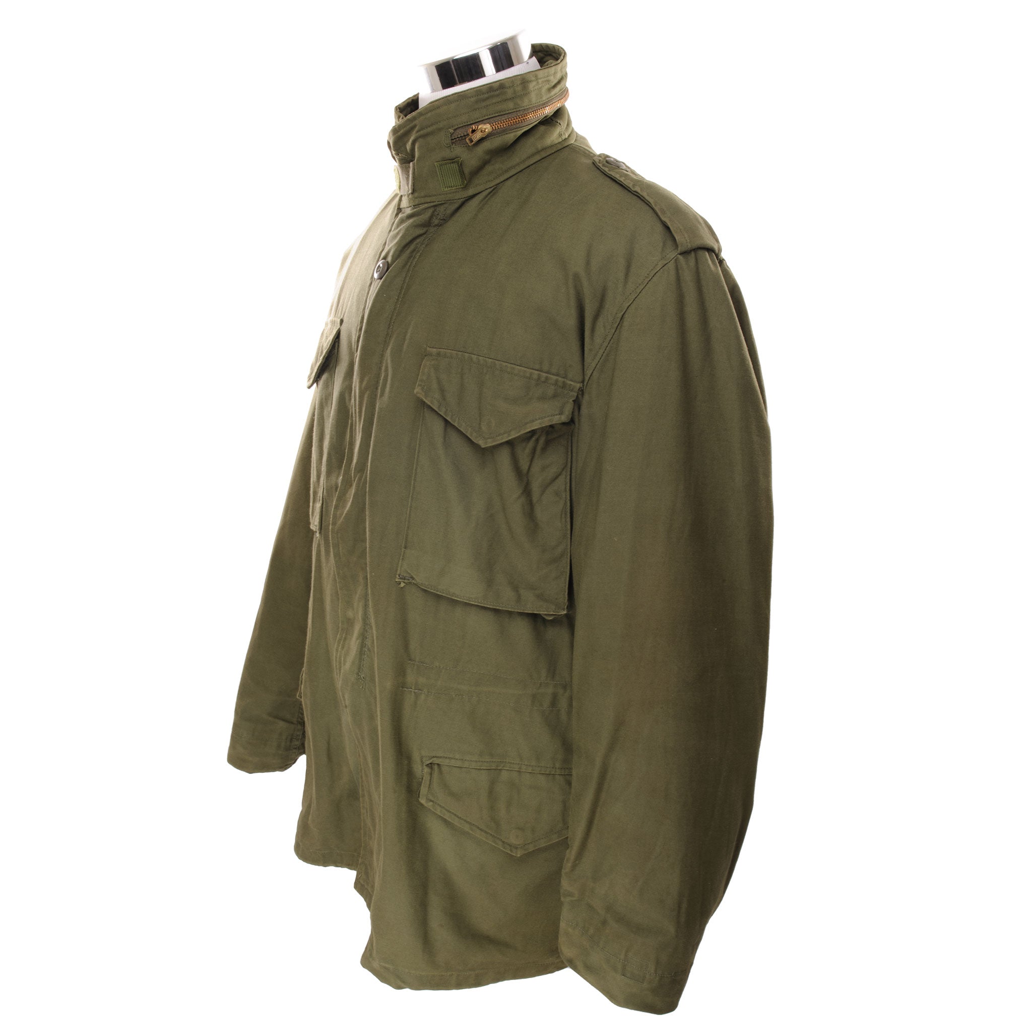 Vintage US Army M-1965 M65 Field Jacket - Vietnam War Era (1975) - Size Large Regular - Military Surplus Outerwear for Outdoor Adventures & Historical Reenactments