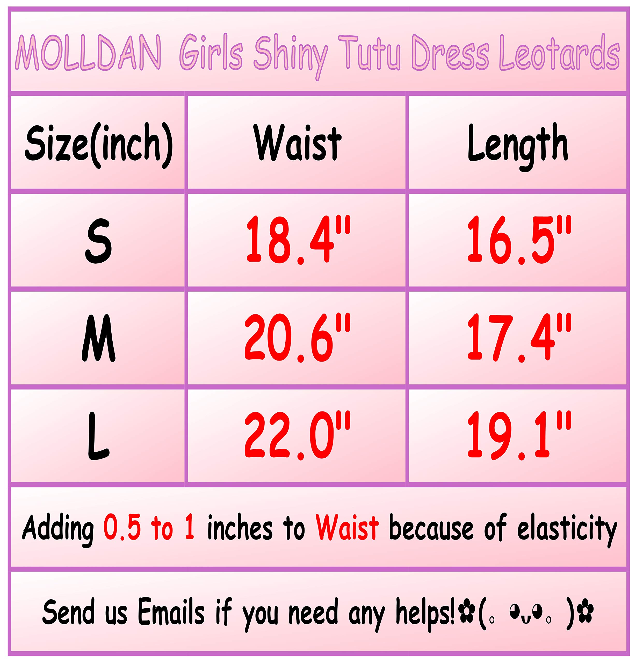 MOLLDAN Girls Long Sleeve Ballet Leotard with Crisscross Back Straps - Dancewear for Ballet, Jazz & Gymnastics - Perfect for Recitals, Classes & Performances