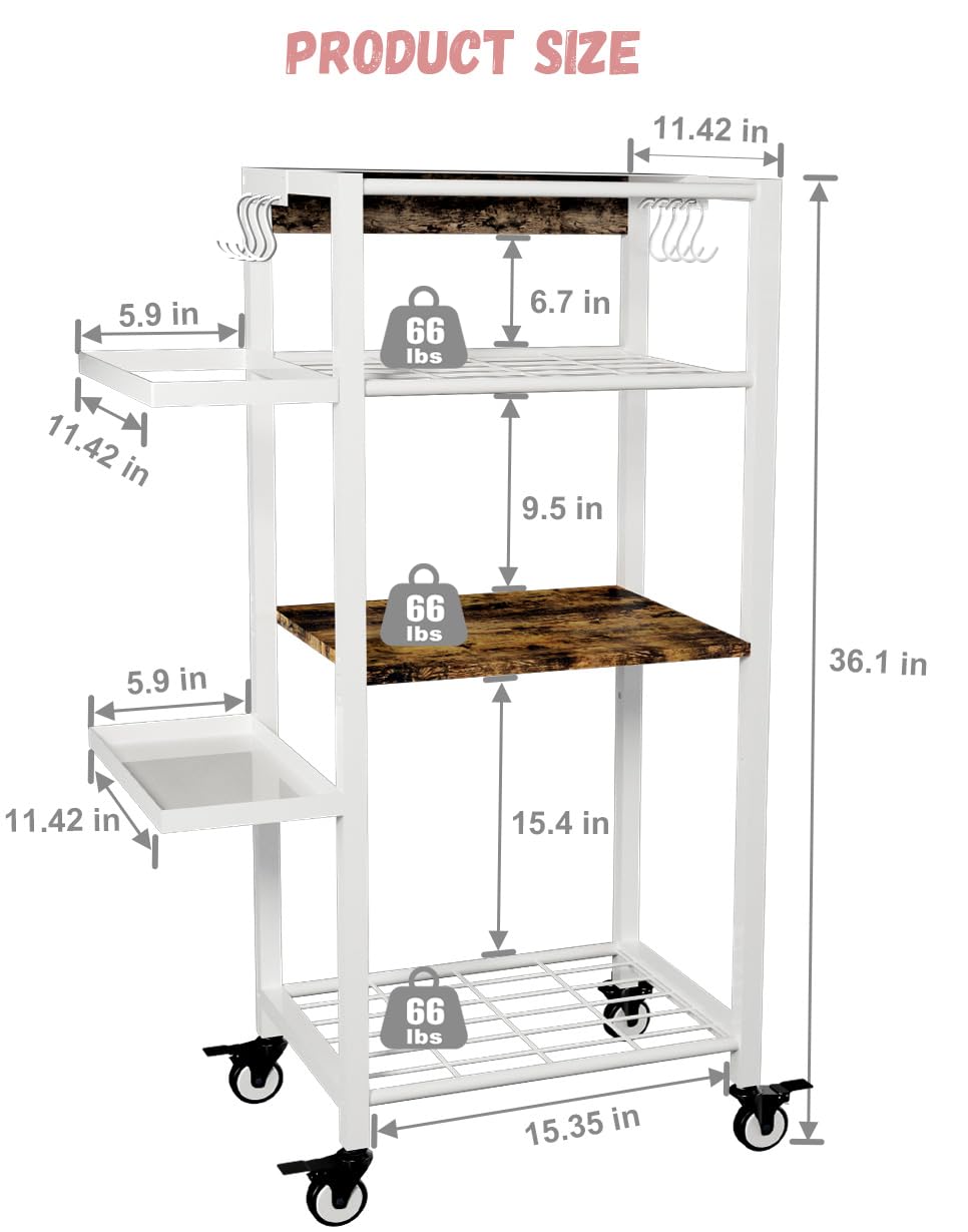 3-Tier Yoga Mat Storage Rack with Wheels - Heavy Duty Home Gym Organizer for Dumbbells, Kettlebells & Foam Rollers - Perfect for Yoga Studios, Home Workouts & Fitness Equipment Storage