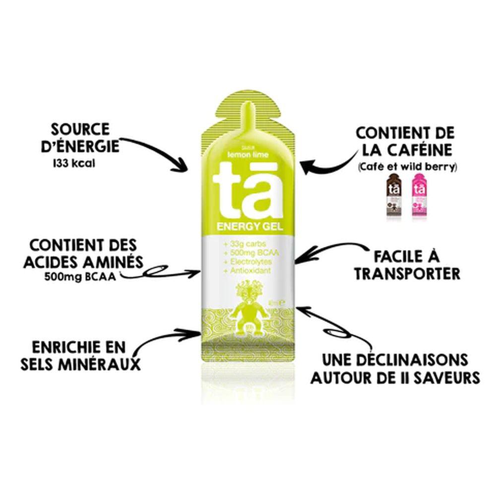 TA Energy Gel - Salted Peanut Butter Flavor | Fast-Acting Sports Nutrition for Runners, Cyclists & Athletes | Perfect for Marathon Training & Endurance Events