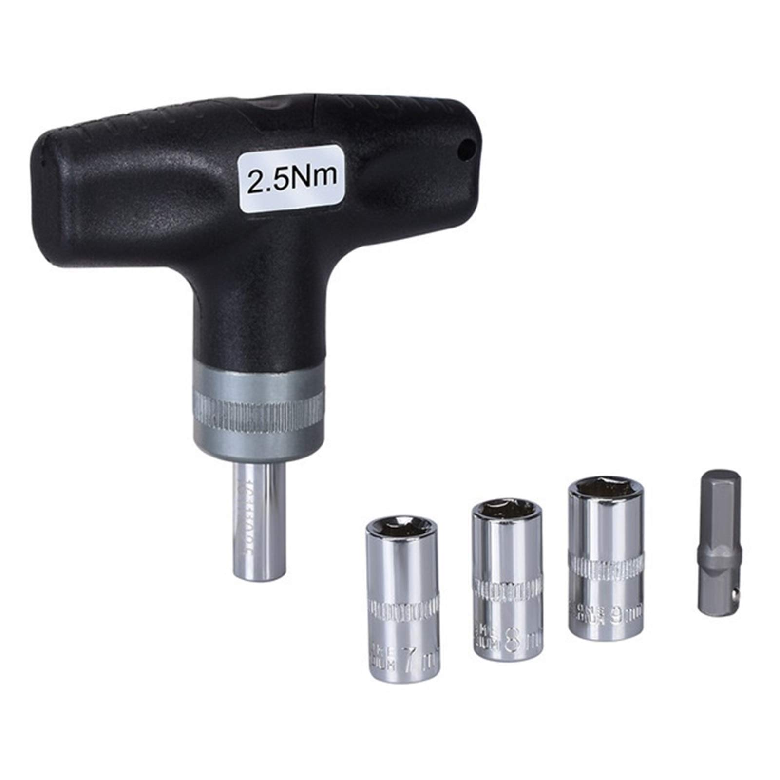XIAOMINDIAN Preset Torque Wrench 1.8Nm 2.5Nm for 3D Printer Nozzles - Hex Socket Torque Wrench Kit Compatible with MK8, MK10, V6, Volcano, E3D Nozzles (7/8/9mm) - Perfect for 3D Printer Maintenance & DIY Projects (Color: 2.5Nm)