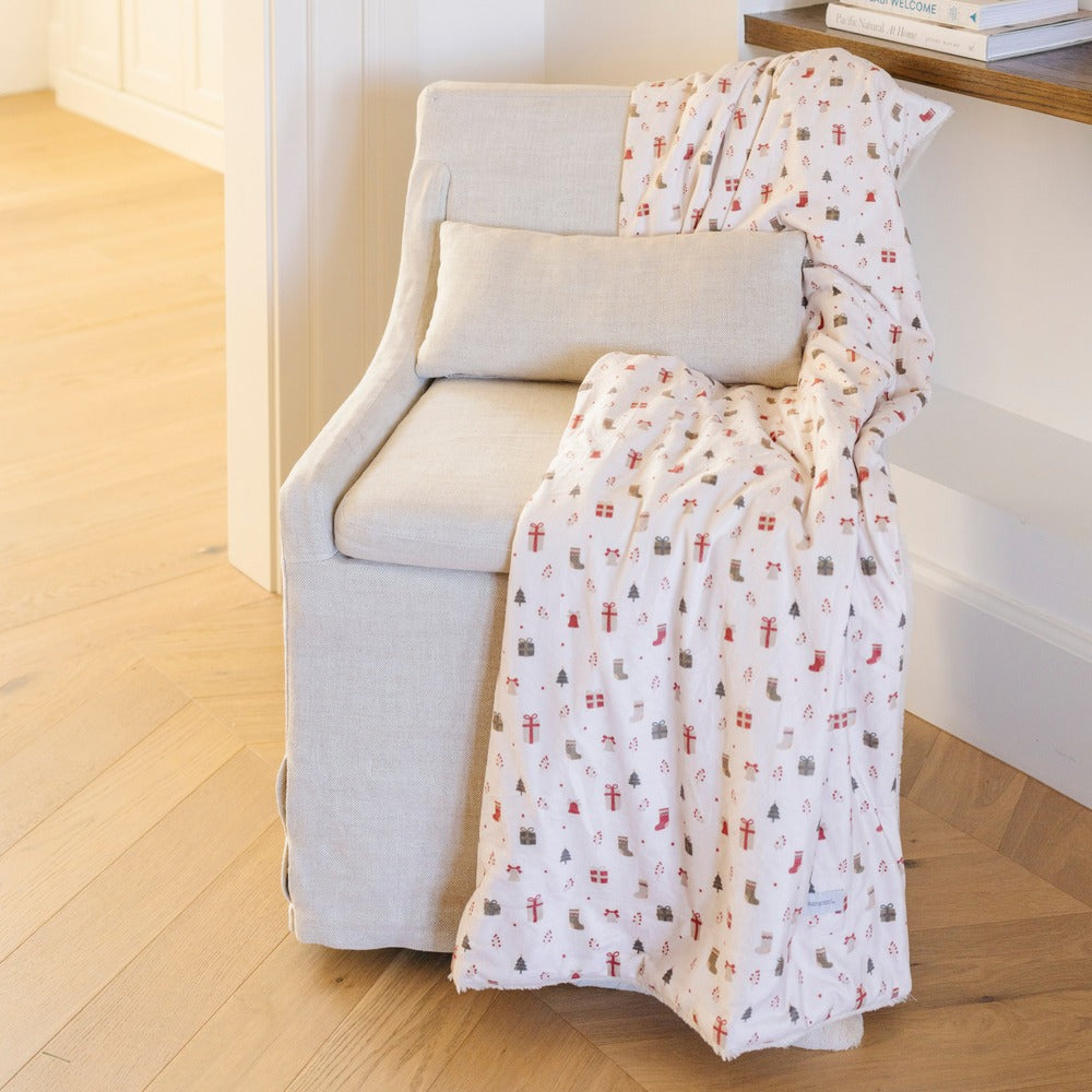 Cozy Holiday Minky Plush Blanket - Ultra Soft & Warm Fleece Throw for Christmas, Winter, and Home Decor - Perfect for Couches, Beds, and Gifts