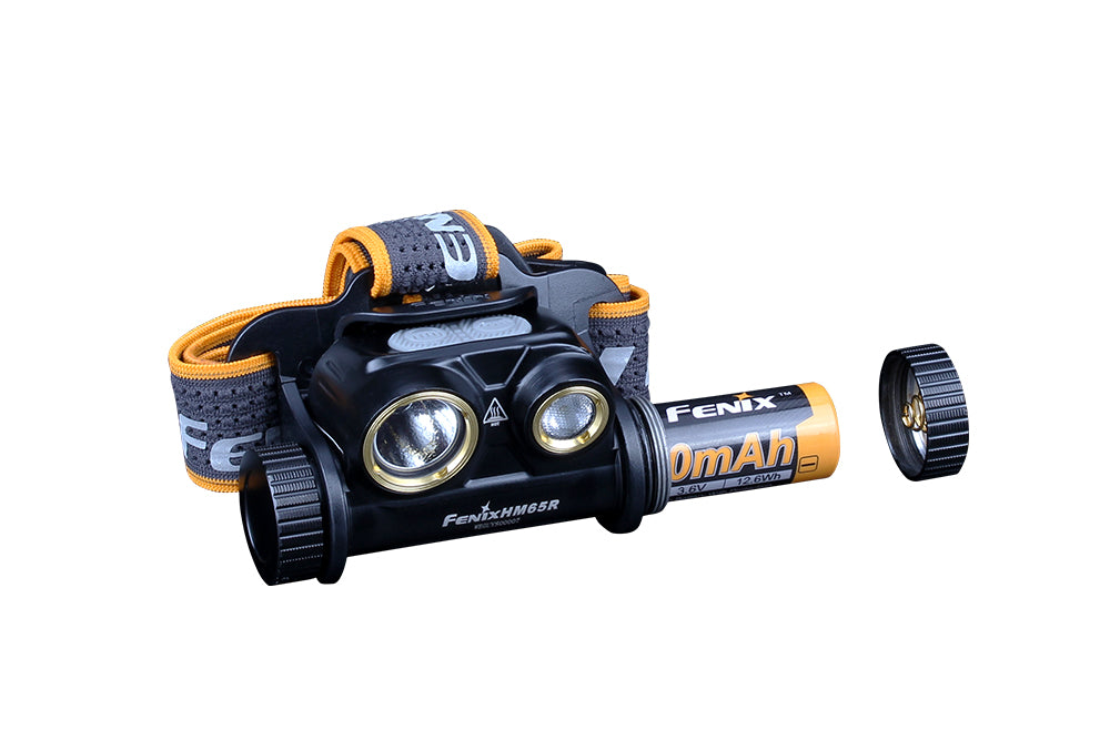 Fenix HM65R Rechargeable LED Headlamp - 1400 Lumens Bright Waterproof Headlight for Camping, Hiking & Outdoor Adventures