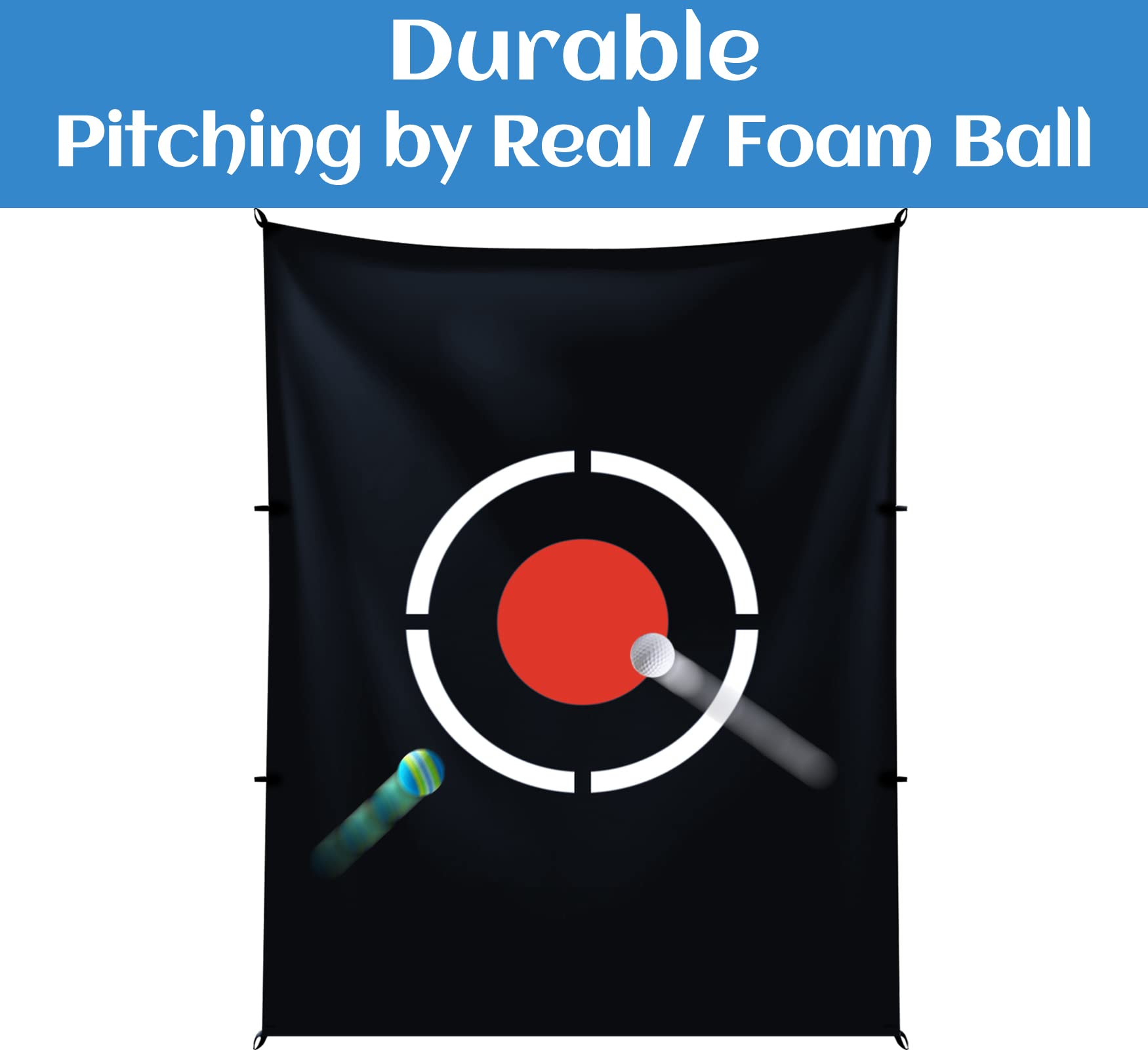 Golf Target Cloth - Replacement Hitting Net for Golf Practice | Durable Training Aid for Indoor & Outdoor Use | Perfect for Backyard Drills, Driving Range & Home Golf Setup