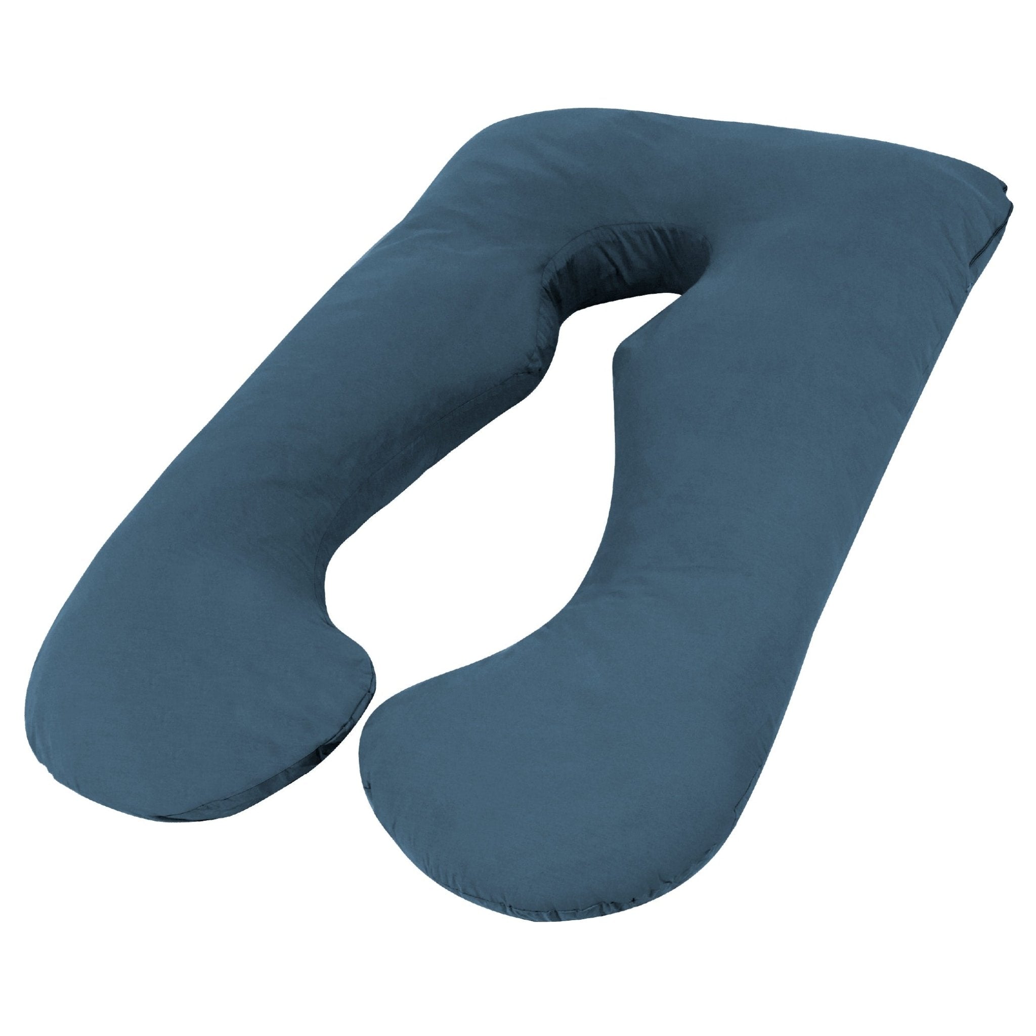 Australian Made Maternity Body Pillow with Removable Pillowcase - Ocean Blue - Perfect for Pregnancy Support, Back Pain Relief & Comfortable Sleeping