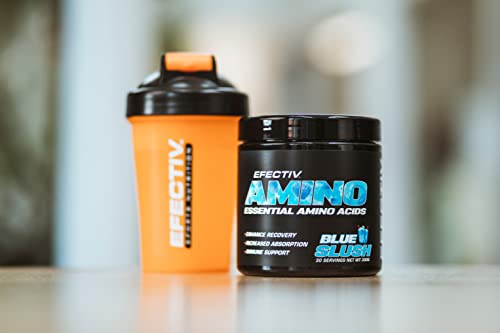 Efectiv Nutrition Amino 300g Blue Slush - Premium BCAA Powder for Muscle Recovery & Energy Boost - Ideal for Post-Workout, Gym & Fitness Enthusiasts