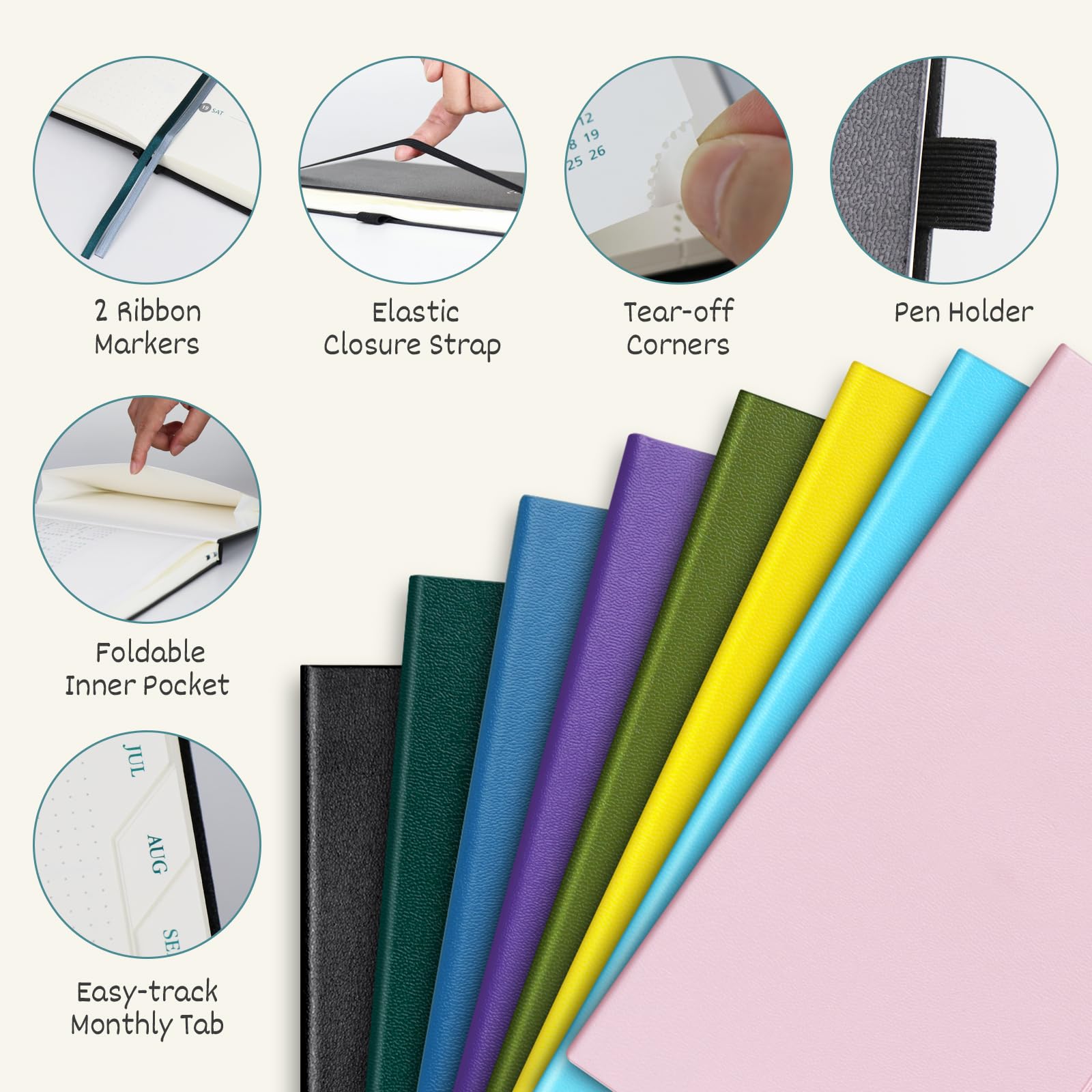 BEZEND 2025 Weekly Planner & Notebook - 5