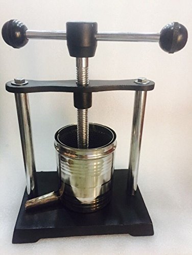 Premium Stainless Steel Tincture Press for Essential Oils, Herbal Extracts & Fruit Juicing - Perfect for Home Brewing, DIY Remedies & Craft Cocktails