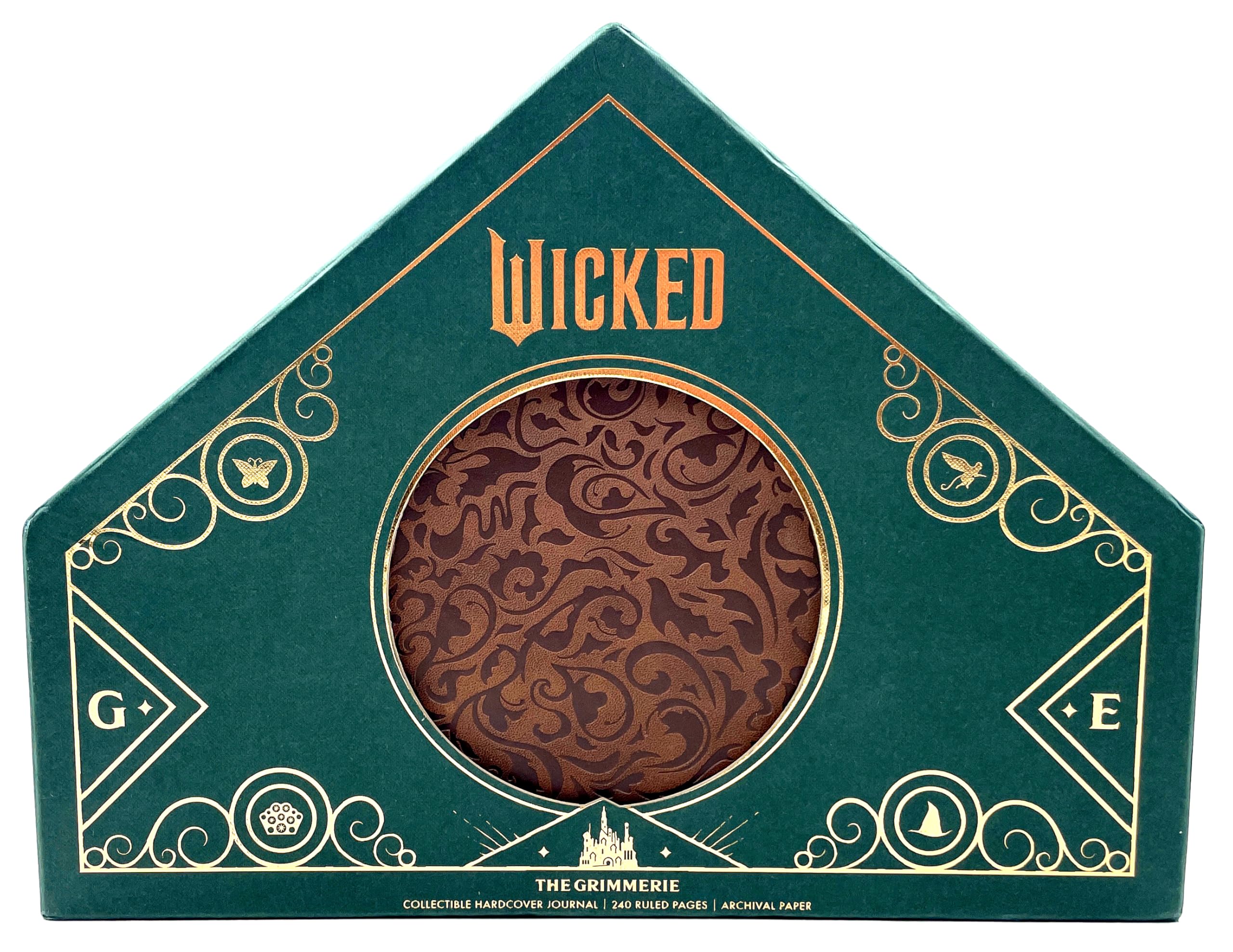 Wicked: The Grimmerie Collectible Hardcover Journal - Official Musical Inspired Notebook for Fans, Perfect for Writing, Sketching & Gift Giving