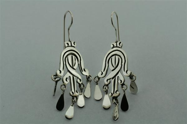Sterling Silver Chandelier Earrings for Women - Elegant Dangling Jewelry for Parties, Weddings & Special Occasions