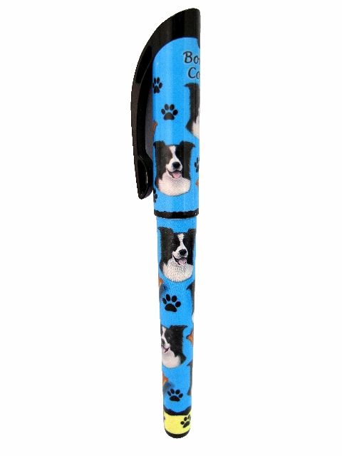 Premium Border Collie Themed Gel Pens - Smooth Writing, Vibrant Colors - Perfect for School, Office, Note Taking & Dog Lover Gifts