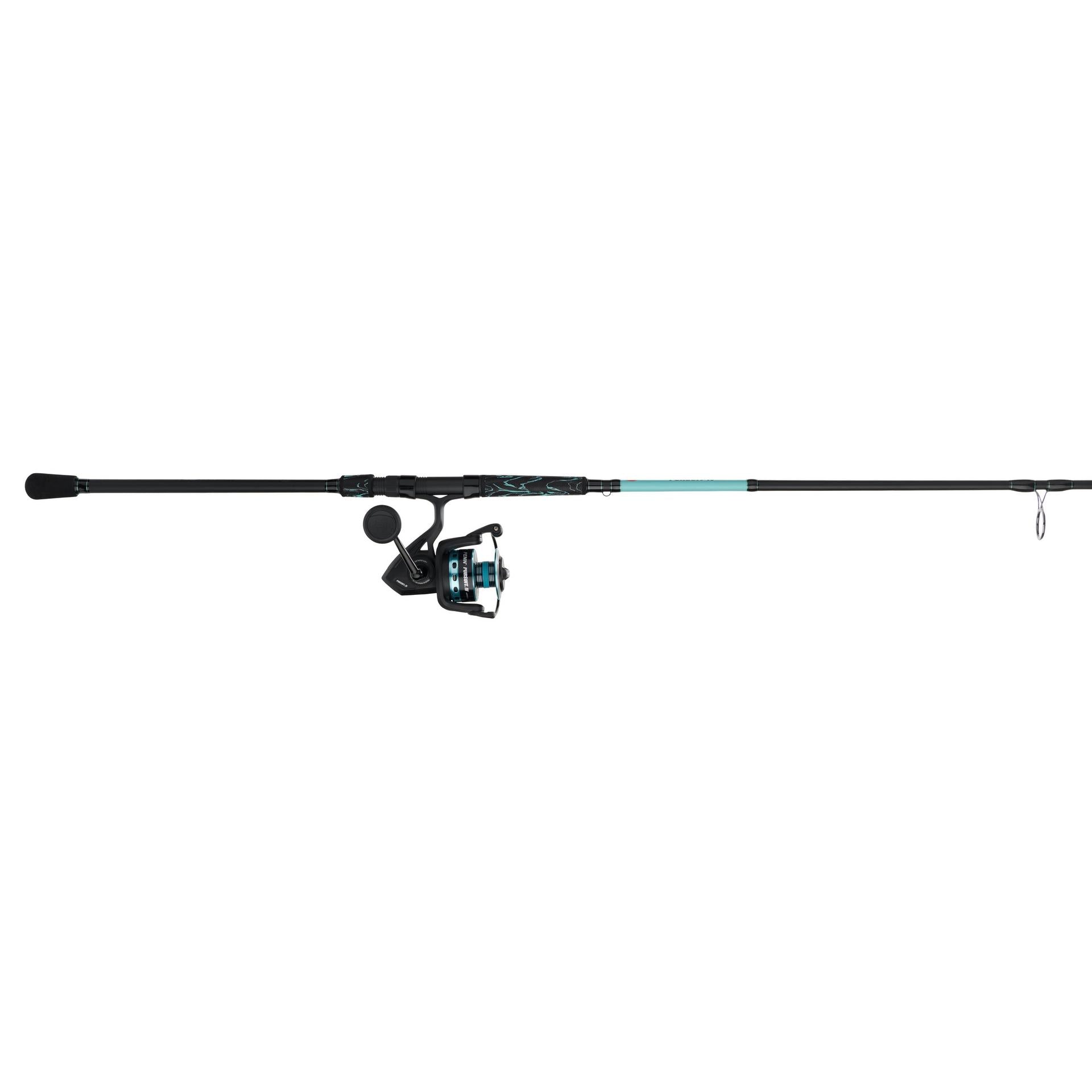 Pursuit® IV LE Spinning Rod and Reel Combo - Lightweight Fishing Gear for Freshwater & Saltwater Anglers - Perfect for Shore Fishing, Boat Fishing, and Tournament Use