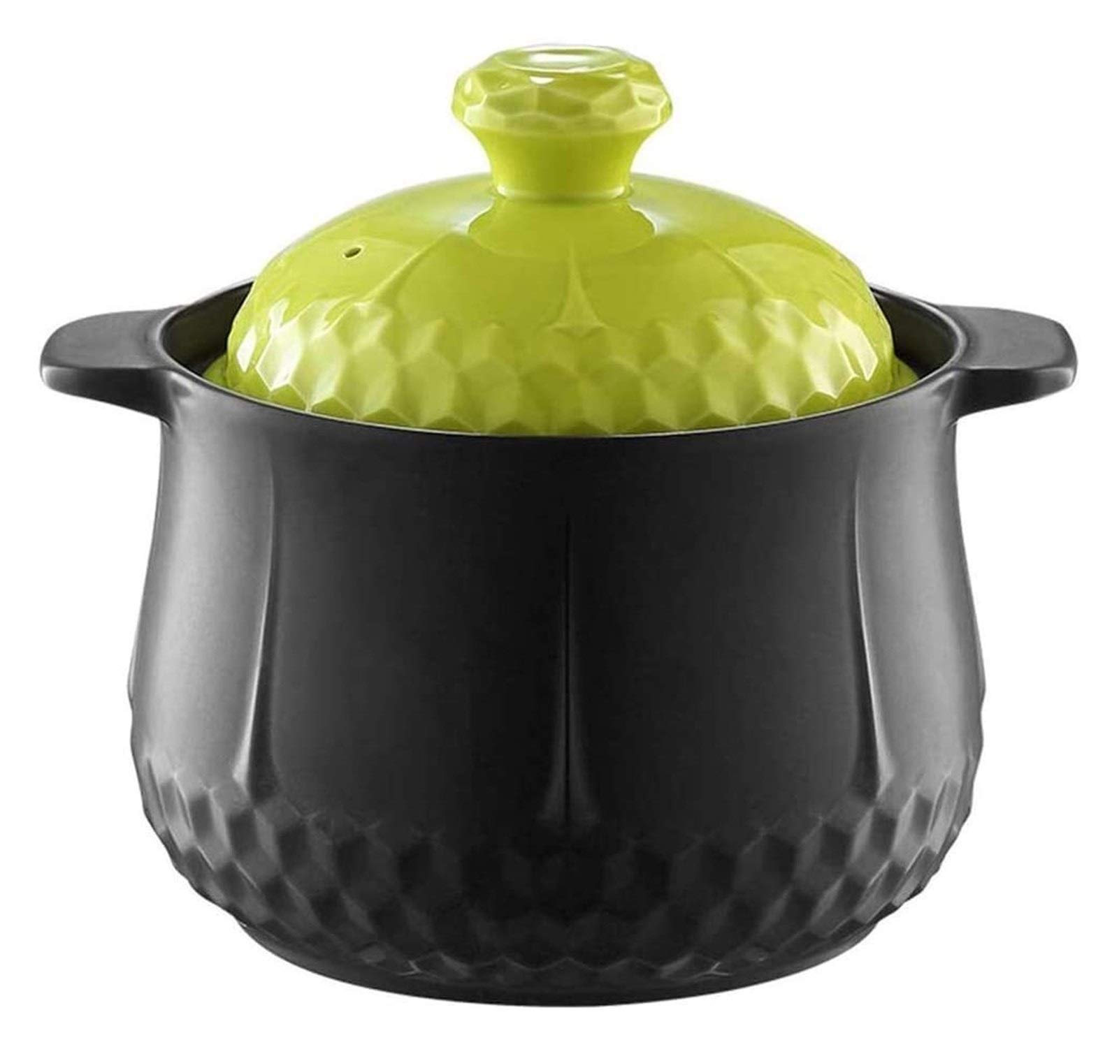 NC Clay Pot - Premium Ceramic Cookware for Stovetop Casserole Dishes | Traditional Clay Cooking Pot for Soups, Stews & Slow Cooking | Perfect for Gas, Electric & Induction Stoves