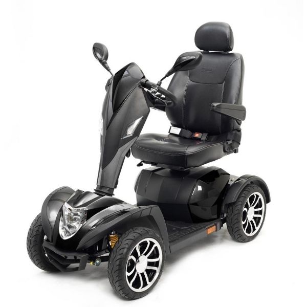 Drive Medical Cobra GT4 Heavy Duty Power Scooter - 4-Wheel Mobility Scooter for Adults, 300 lb Weight Capacity - Ideal for Outdoor & Indoor Use, Shopping, Travel & Daily Mobility Assistance