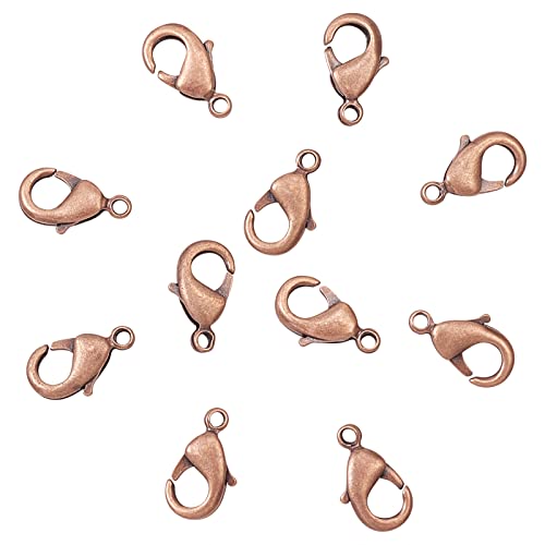 Brass Lobster Clasp_Red Copper_NF_12mm_200pc