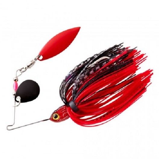 Booyah Pond Magic Spinnerbait 3/16 oz - Premium Bass Fishing Lure for Freshwater Lakes & Ponds - Perfect for Casting & Retrieving in Shallow Waters
