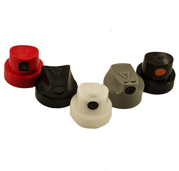 Infamy Art Cap Set - 50 Premium Spray Paint Nozzles for Graffiti, Street Art & DIY Projects - Perfect for Artists, Muralists & Crafters