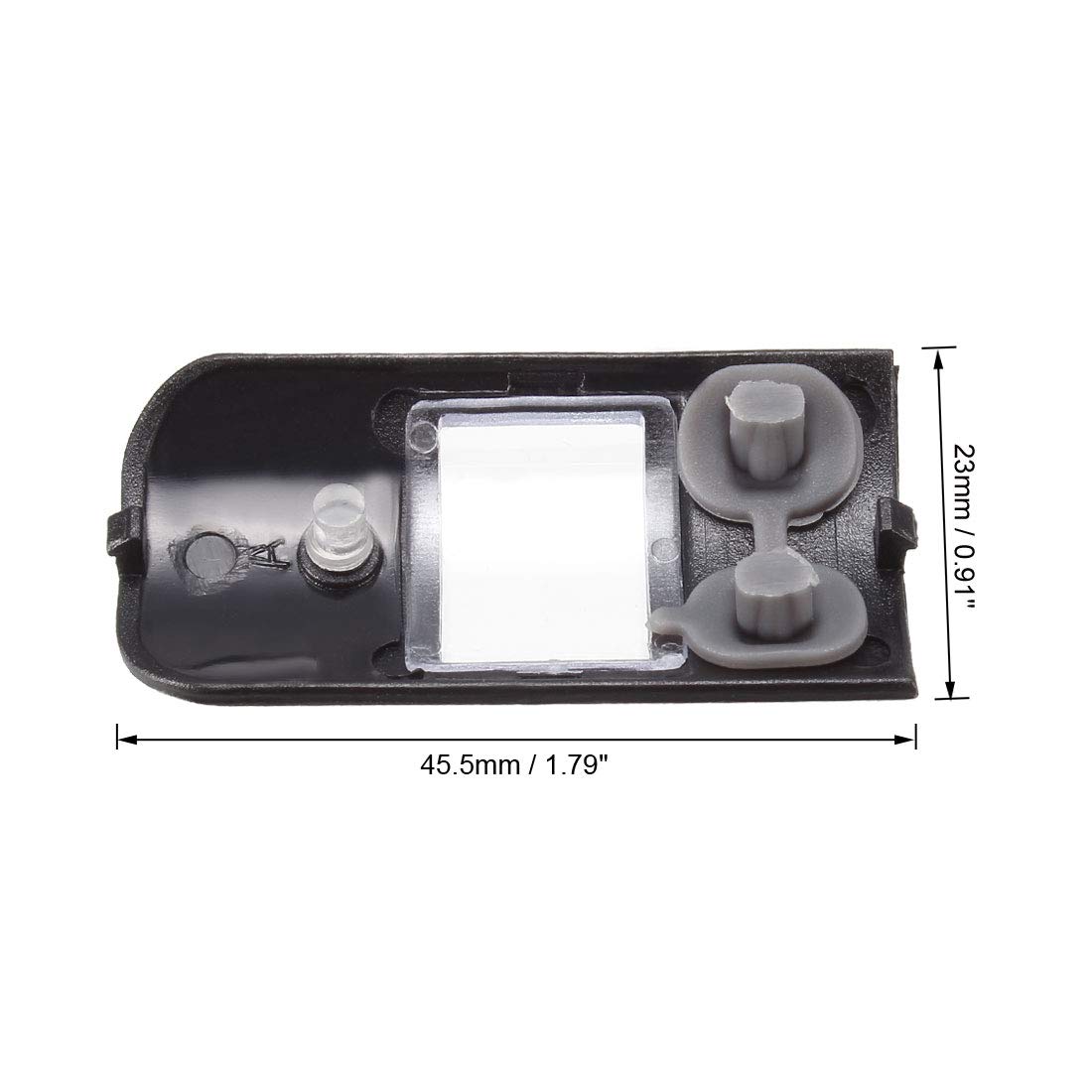 uxcell Microphone Switch Cover - Compatible with SLX4 Wireless Mic - Durable Mic Switch Control Protector for SLX4 Wireless Systems - Perfect for Live Performances, Studio Recording & Broadcasting