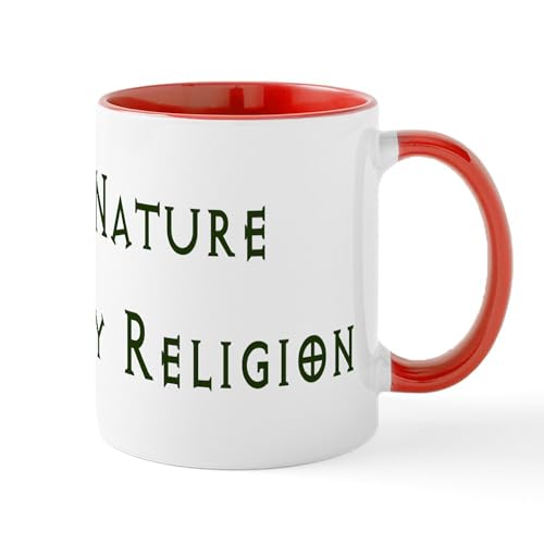 White/Red Inside - Nature Is My Religion Mug