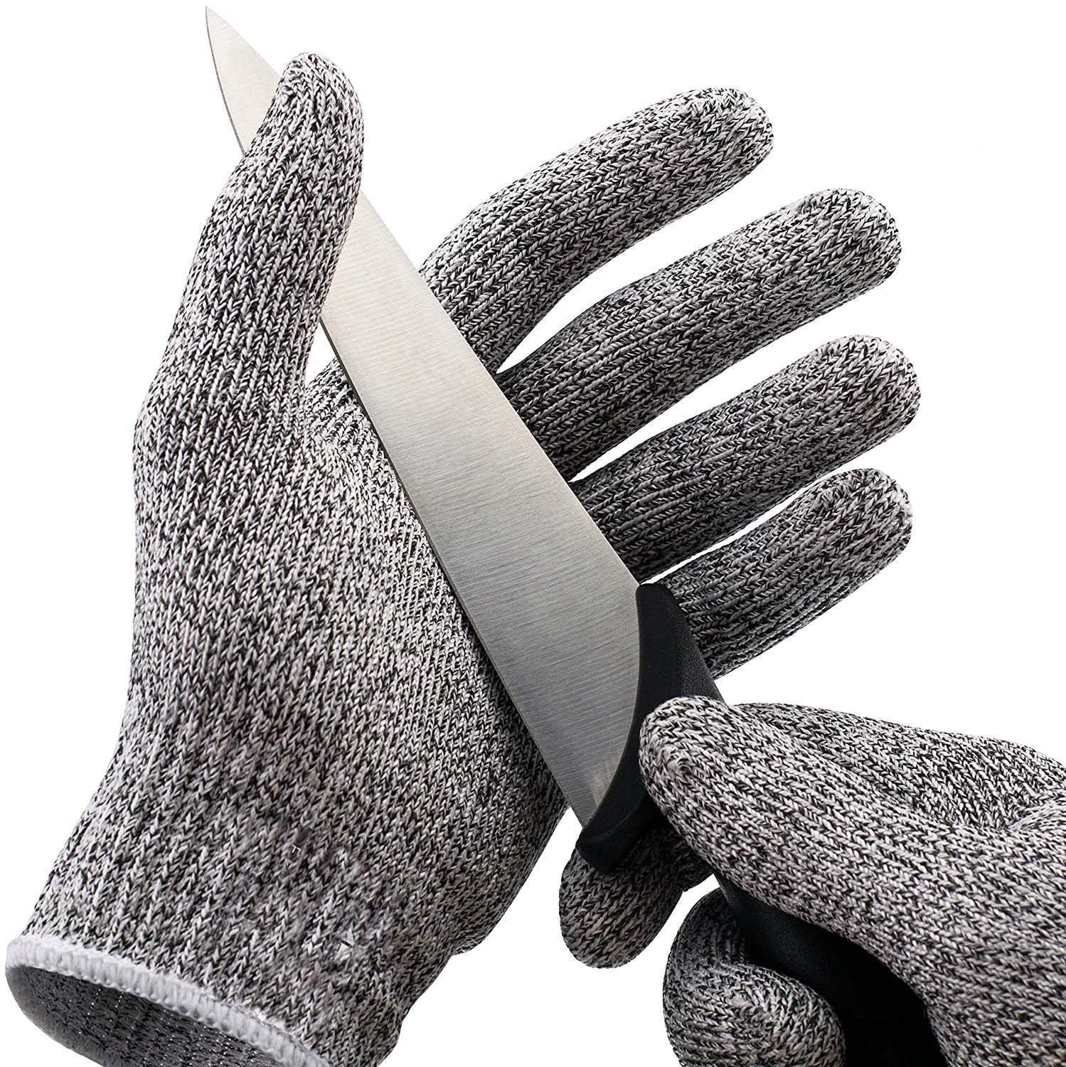 ONSUR Cut Resistant Gloves Level 5 - 1 Pair for Kitchen, Gardening & Industrial Safety | Anti-Cut Protection for Food Prep, Plant Care & Construction Work | Durable Hand Safety Gloves for Cooking, Landscaping & Workshop Use