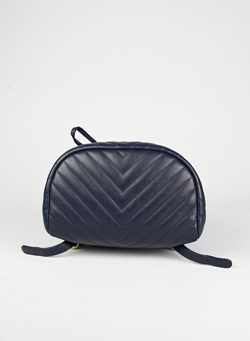 Chanel Blue Leather Backpack for Women - Stylish & Durable Designer Handbag for Work, Travel & Everyday Use