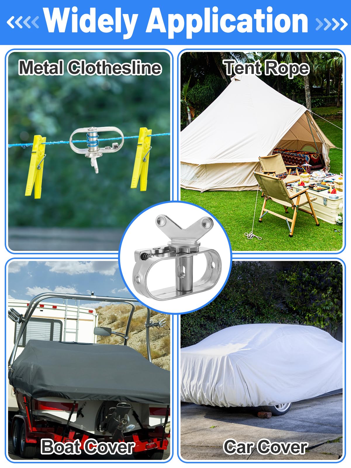 Pool Cover Cable & Winch Kit - 100ft Heavy Duty Plastic Coated Steel Wire with Zinc Alloy Spring Loaded Ratchet for Above Ground Swimming Pool Winter Cover, Secure & Easy Storage