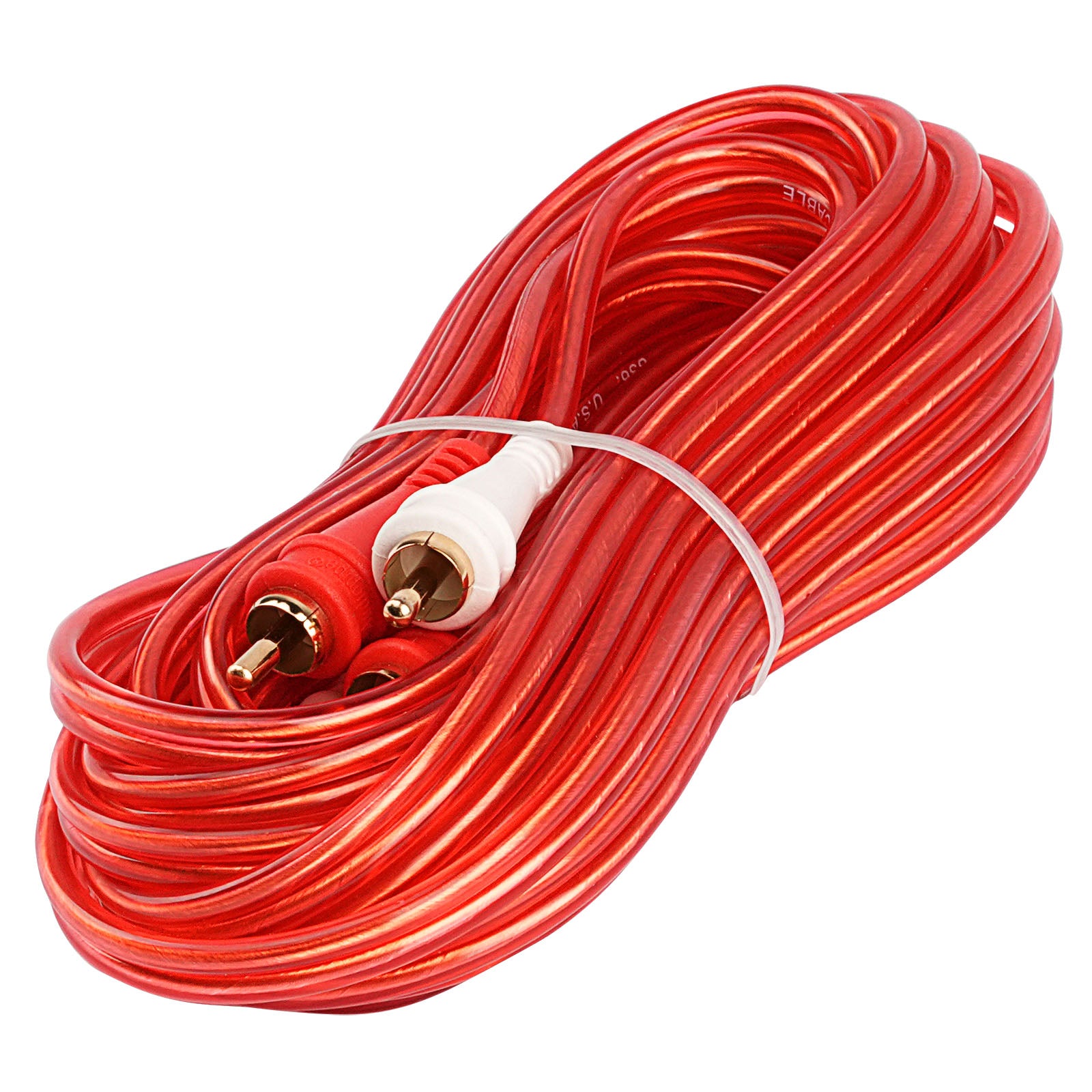 17FT Oxygen-Free RCA Audio Cable - High-Quality Stereo Interconnect for Home Theater, Hi-Fi Systems, and Gaming Setups (BMV G 17)