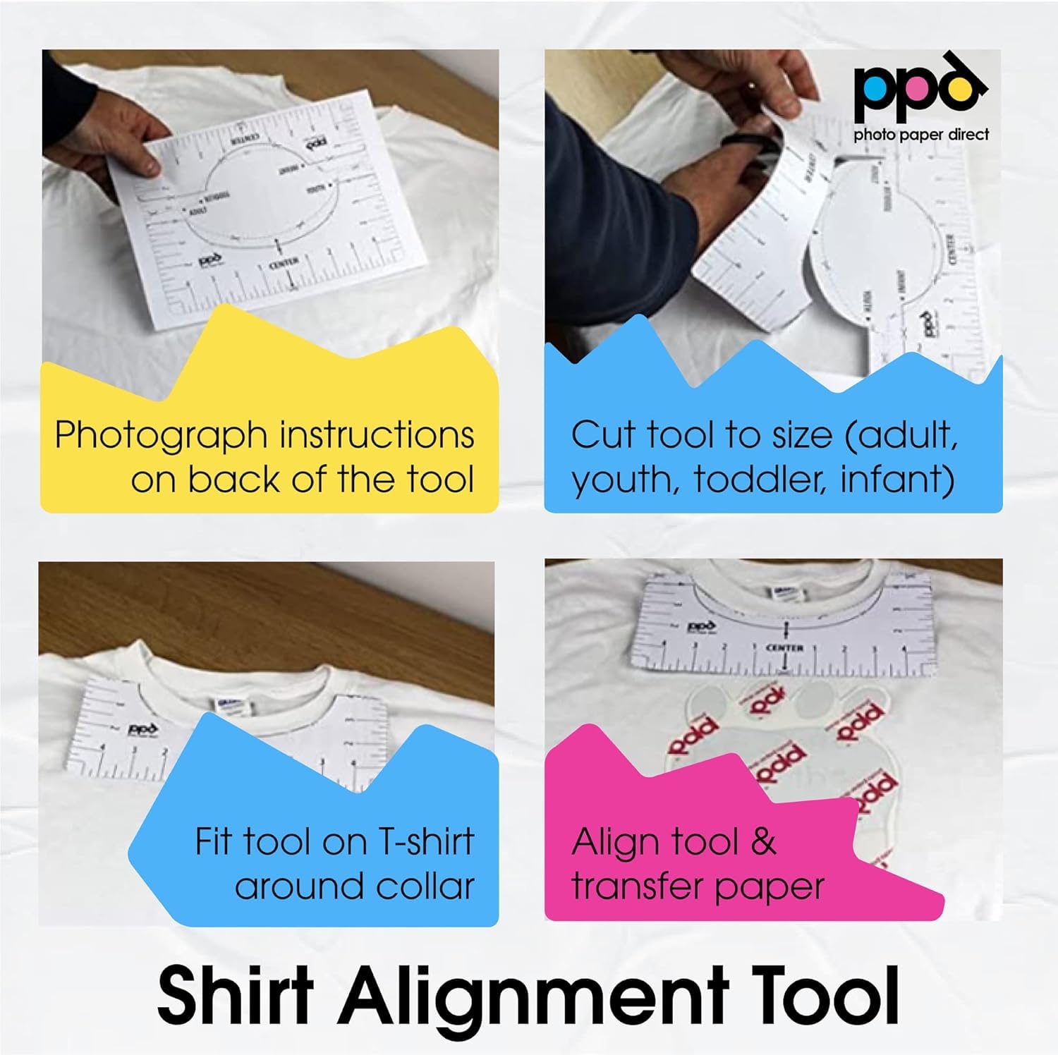 Premium PPD Iron-On Transfer Paper for Dark Fabric - Inkjet Printer Compatible, 11x17 Inches, Custom T-Shirt Heat Transfer Sheets - Durable, Flexible & Machine Washable (10 Sheets) - Perfect for DIY T-Shirts, Hoodies, Bags & Personalized Gifts