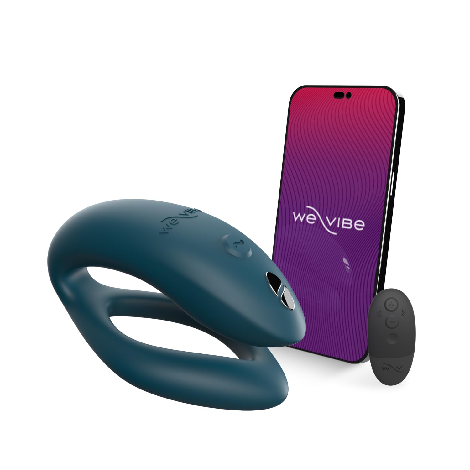 We-Vibe Sync Couples Vibrator - Remote Control Wearable Vibrator for Women & Couples | 10 Powerful Vibration Modes | App-Controlled G-Spot & Clitoral Stimulator | Rechargeable Adult Toy for Long Distance Play | Perfect for Date Nights, Travel & Spicing Up Relationships