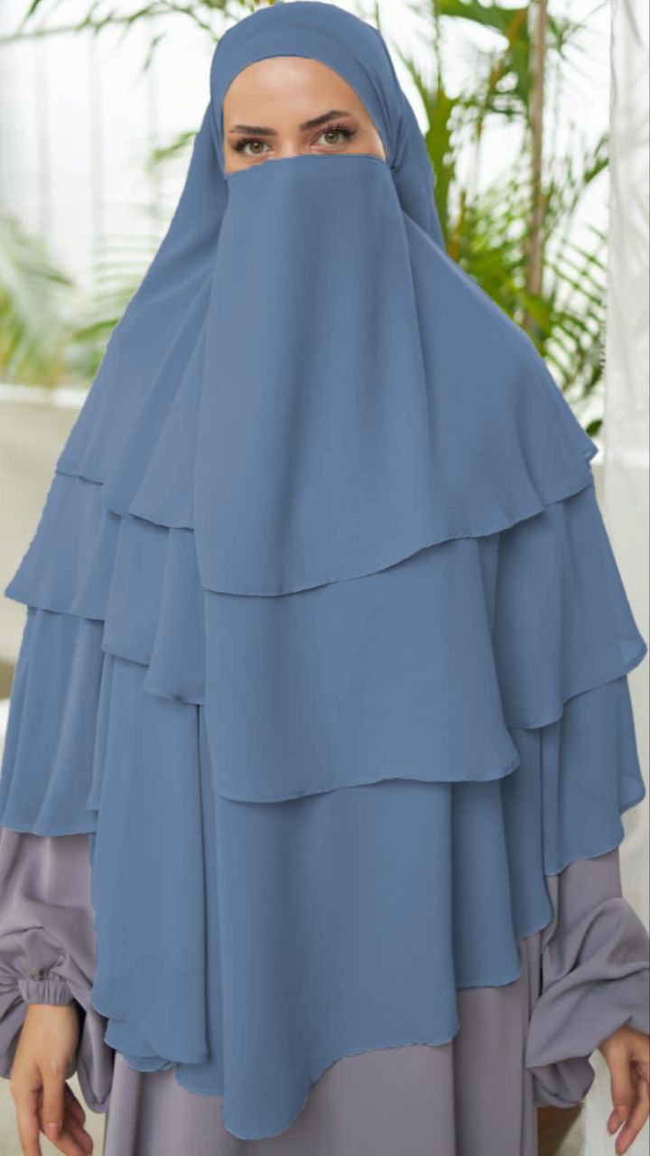 New Arrival Colorful Niqabs - Breathable Lightweight Hijab Scarf for Women | Perfect for Daily Wear, Prayer & Outdoor Activities