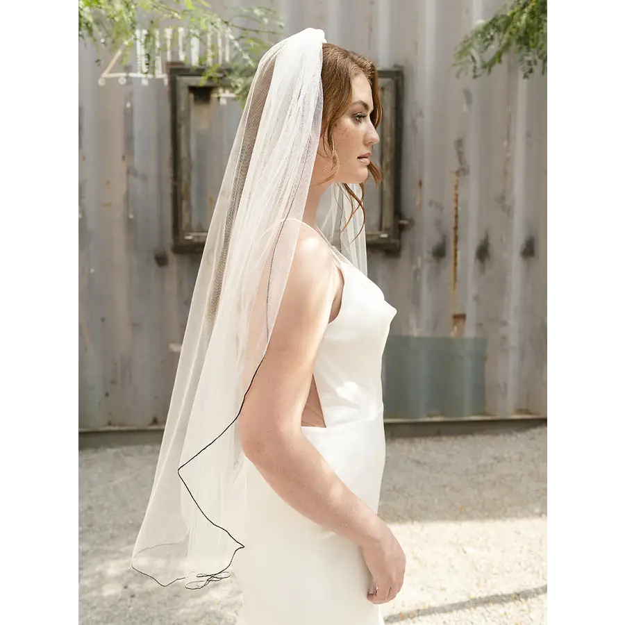 Bridal Veil V2292SF - Elegant Wedding Veil for Brides | Perfect for Church Ceremonies, Beach Weddings & Photo Shoots