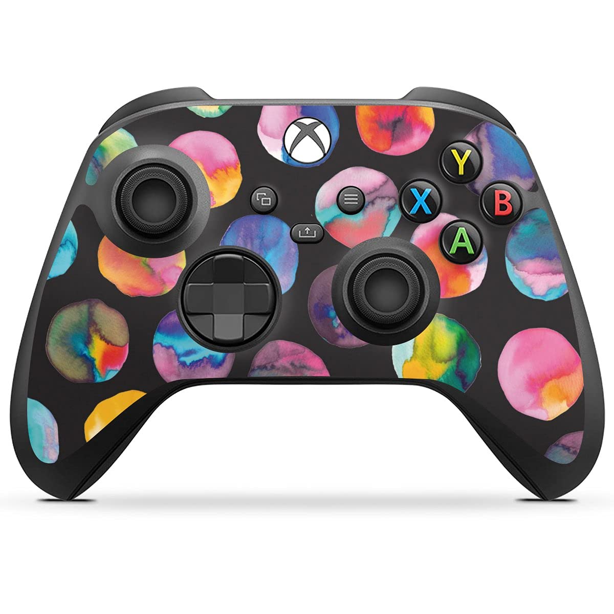 Microsoft Xbox Series X Controller Skin - Colorful Marble Design, Scratch-Resistant Protective Film | Compatible with Xbox Series X | Perfect for Gaming, Travel, and Home Use