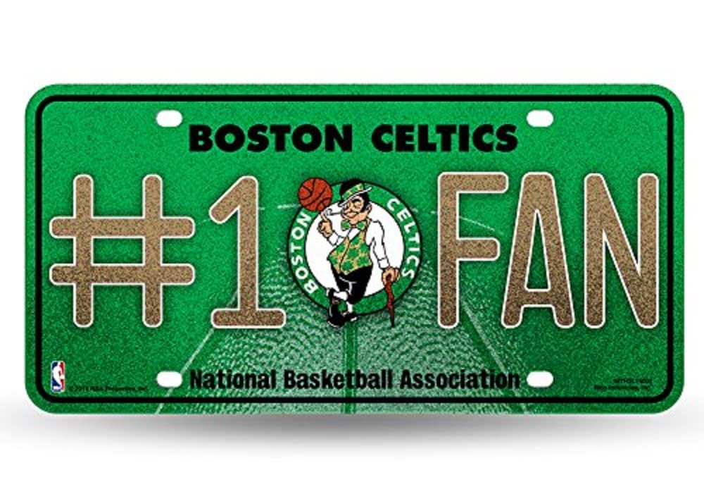 NBA Bling #1 Fan Metal Auto License Plate Tag - Perfect for Car Enthusiasts & Basketball Fans - Show Your Team Spirit on the Road
