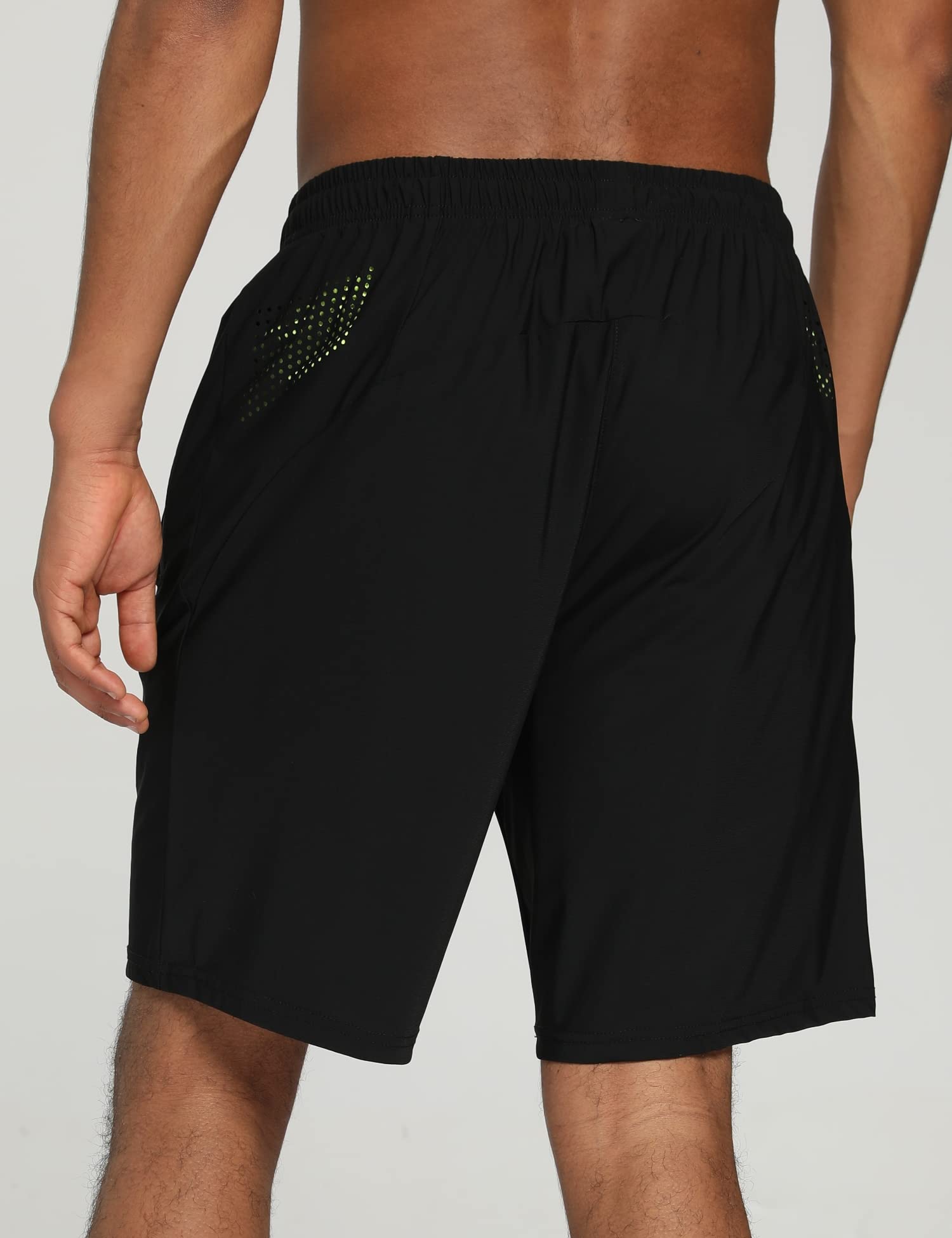 Men's Quick Dry Running Shorts - Lightweight Athletic Gym Shorts with Zipper Pockets for Workout, Hiking & Sports | Perfect for Jogging, Training & Outdoor Activities