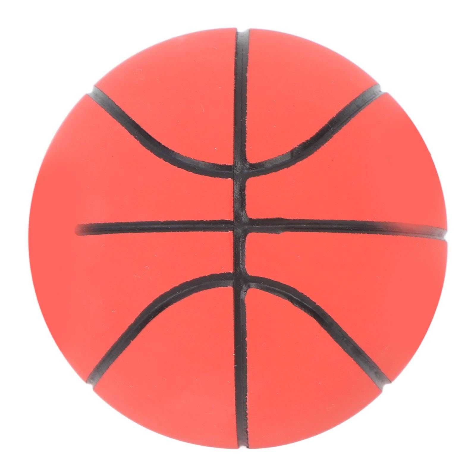 Bounce & Play High Elasticity Rubber Basketball Toy for Pets - Interactive Fun & Exercise (Red) - Perfect for Indoor Play, Training & Bonding with Your Dog or Cat