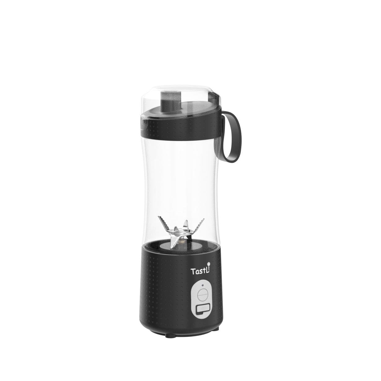 Portable Blender Bottle - Mini Personal Blender for Shakes, Smoothies, Protein Drinks & Fruit Juices | USB-C Rechargeable Cordless Blender | Perfect for Gym, Travel & Home Use (Black)