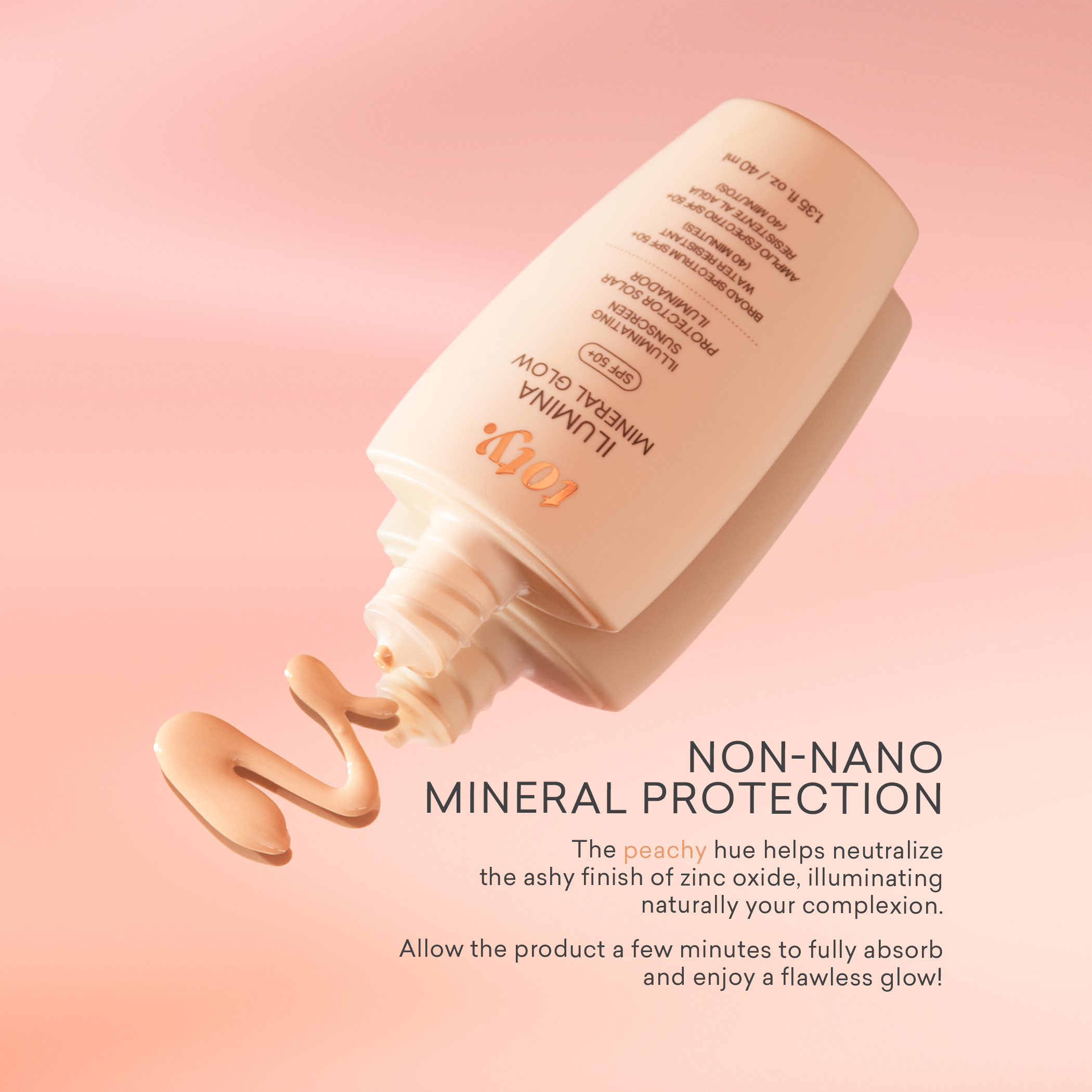 Ilumina Mineral Glow SPF 50+ Tinted Sunscreen - Natural Broad Spectrum Protection for Face & Body | Perfect for Beach, Outdoor Activities & Daily Wear
