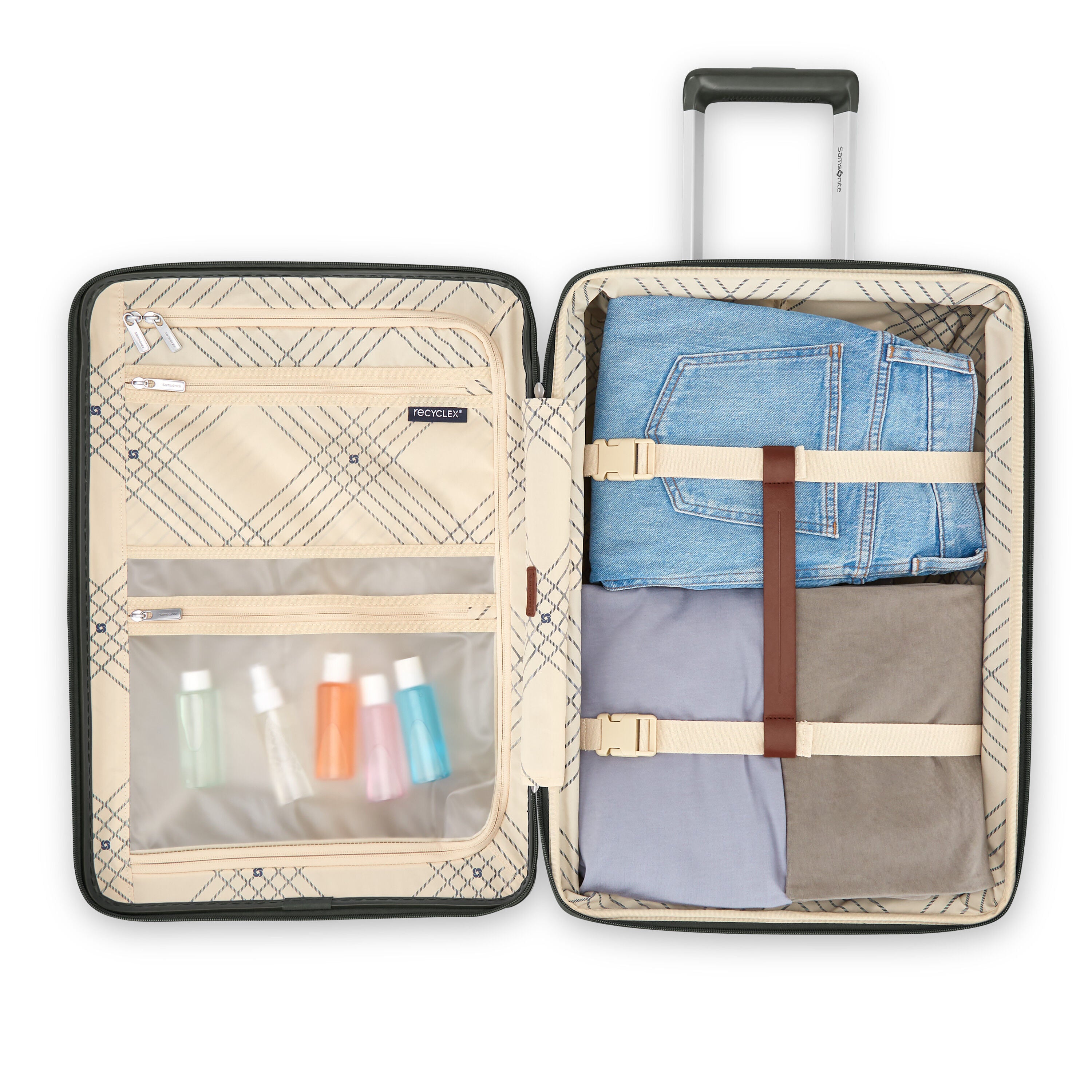 Samsonite Virtuosa Spinner Small Expandable Carry On Luggage - Lightweight Hardshell Suitcase for Air Travel, Business Trips & Weekend Getaways