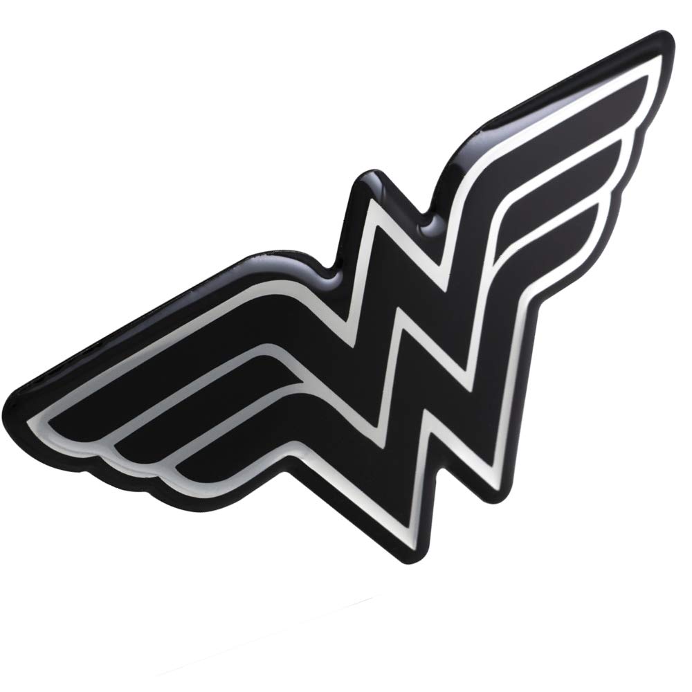 Wonder Woman Car Emblem - Chrome Decal for Cars & Trucks | DC Comics Fan Accessory